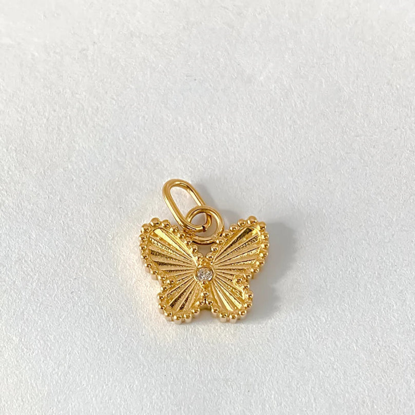 Goldschmetterling Charm