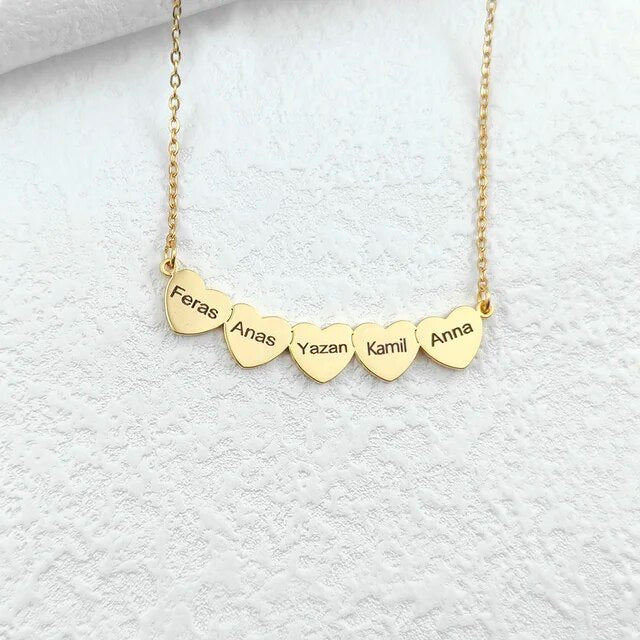 Namen im Herz Kette (Personalisiert)