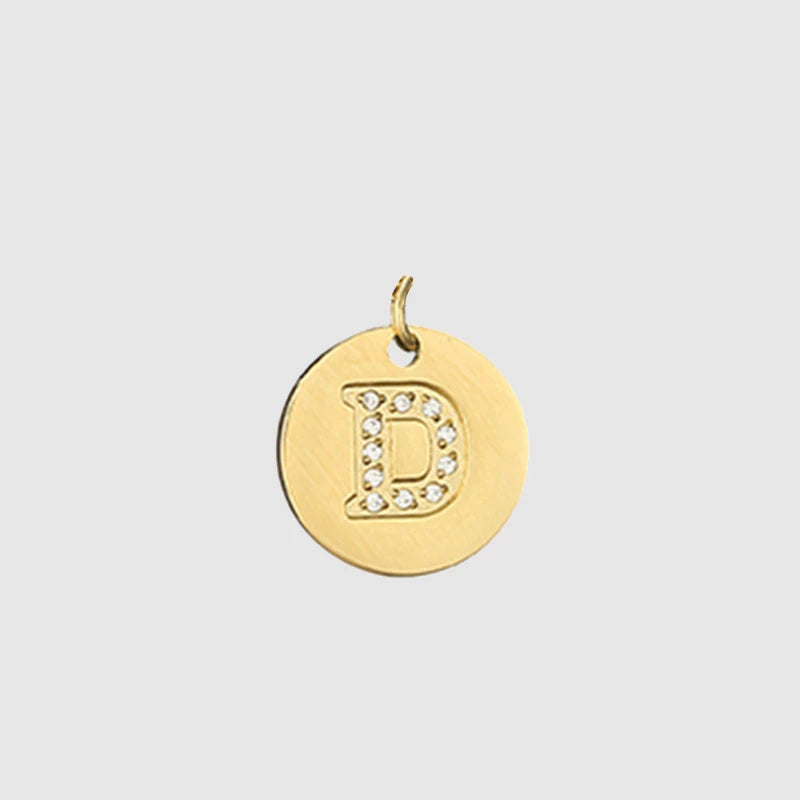 Zirkon Buchstaben Charm