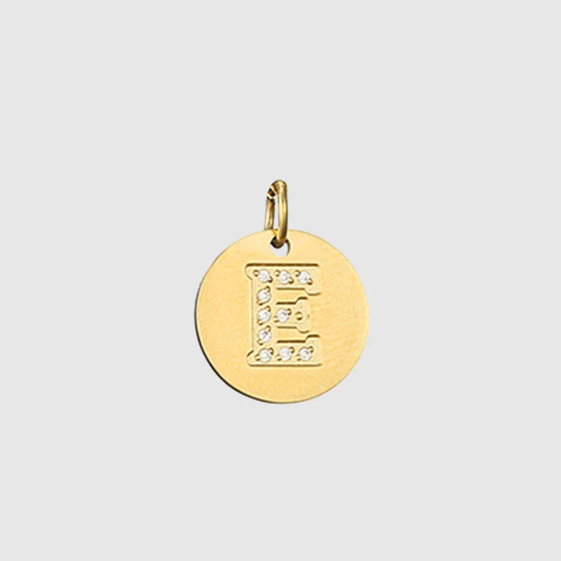 Zirkon Buchstaben Charm