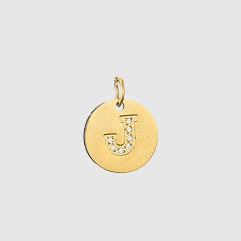 Zirkon Buchstaben Charm