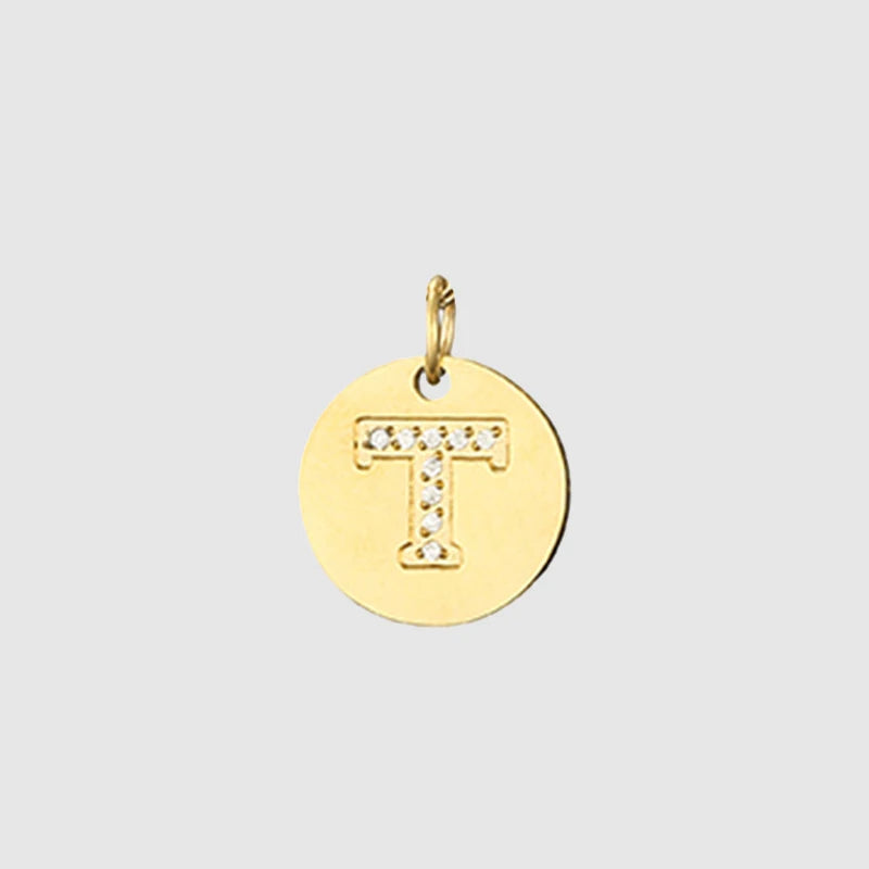 Zirkon Buchstaben Charm