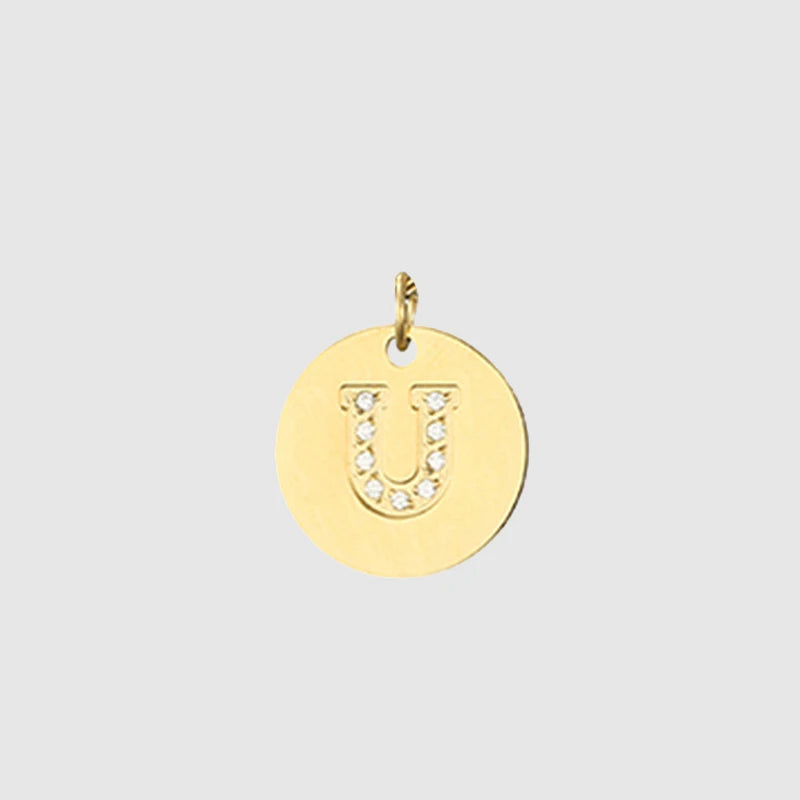 Zirkon Buchstaben Charm