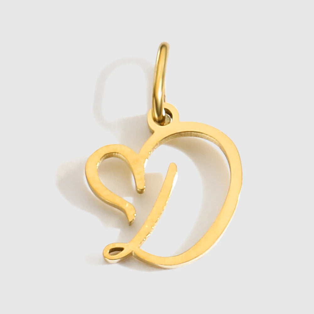 Herzbuchstaben Charm