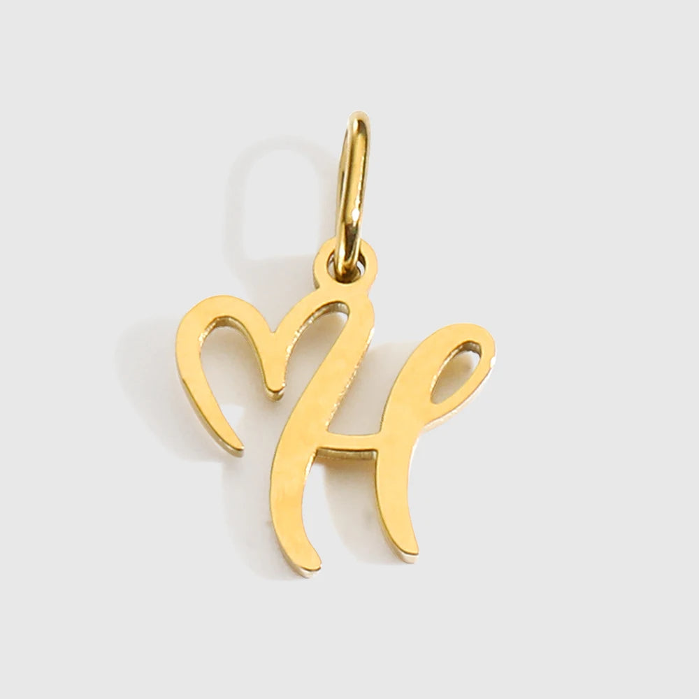 Herzbuchstaben Charm