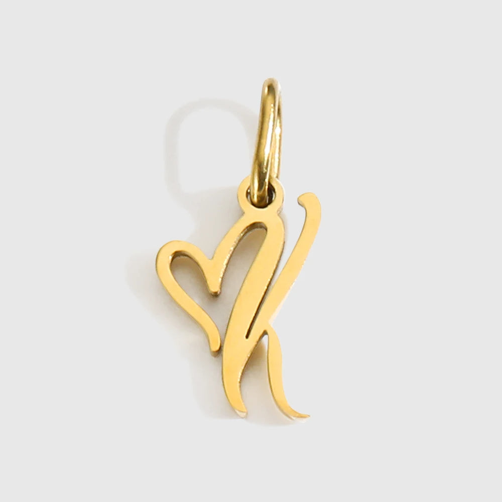 Herzbuchstaben Charm