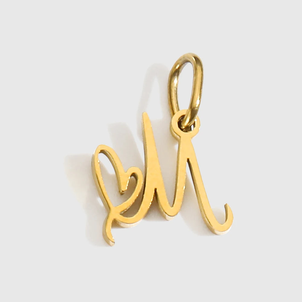 Herzbuchstaben Charm