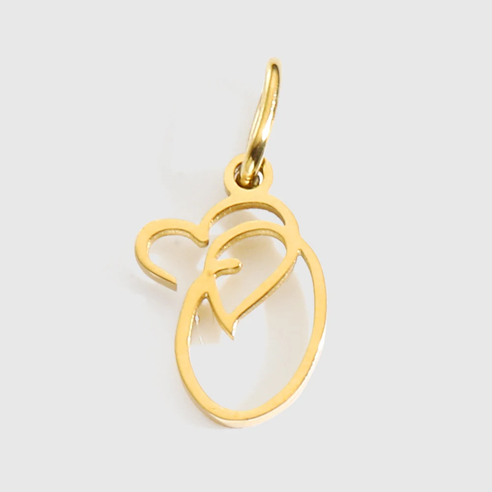 Herzbuchstaben Charm