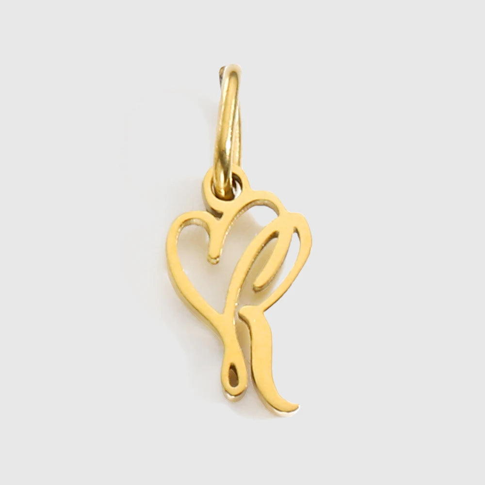 Herzbuchstaben Charm