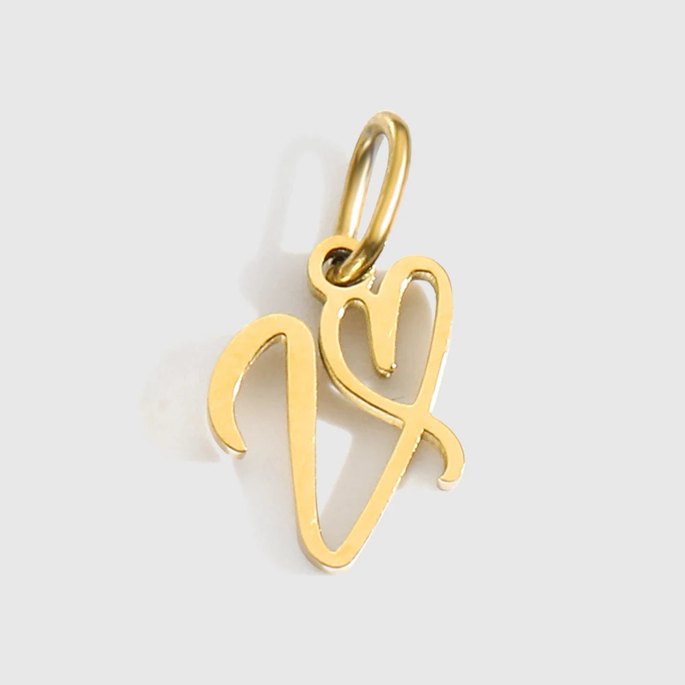 Herzbuchstaben Charm