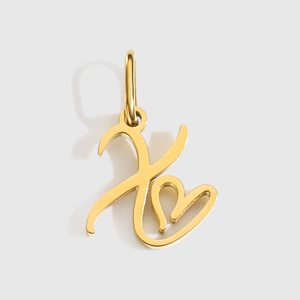 Herzbuchstaben Charm
