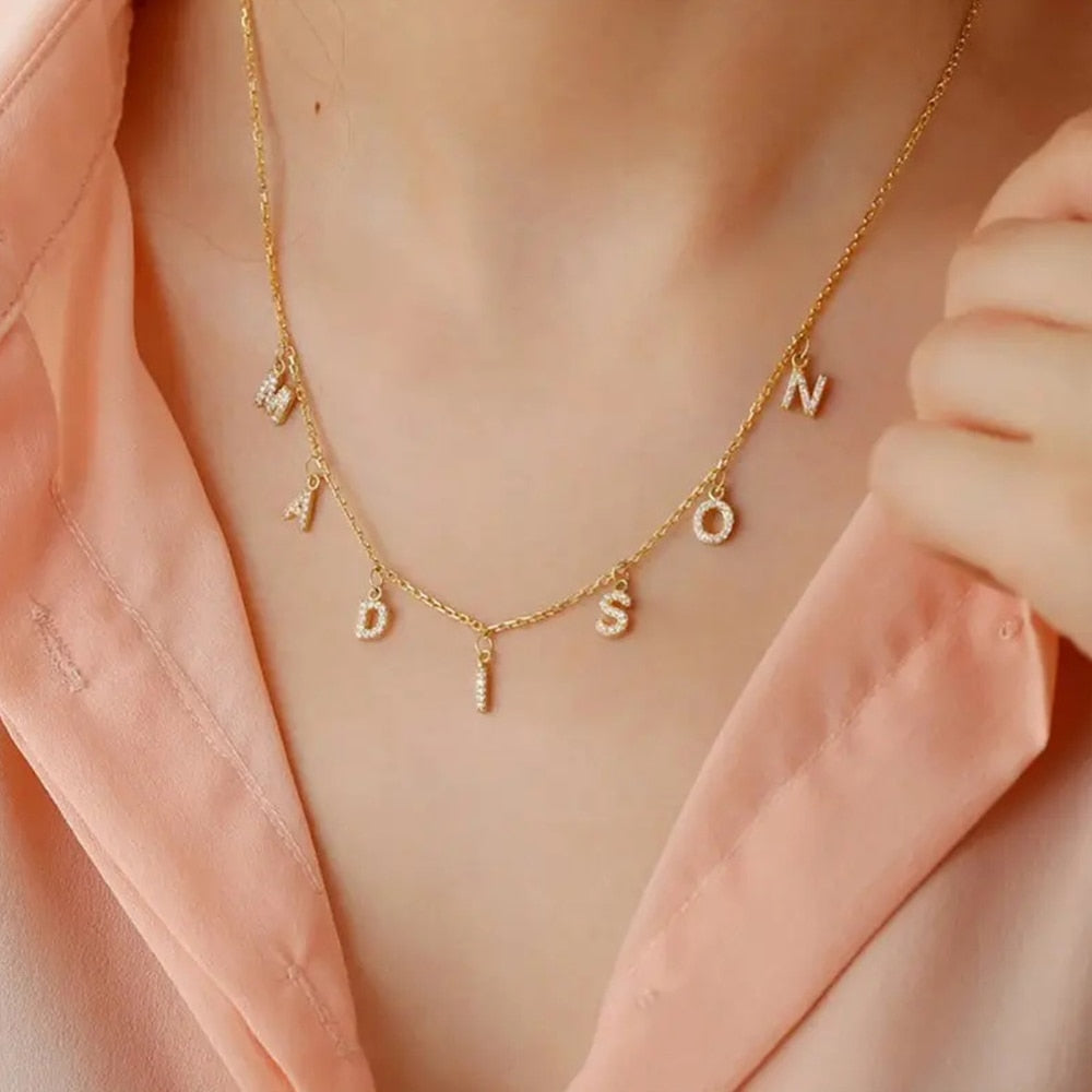 ZIRCONIA NAME NECKLACE