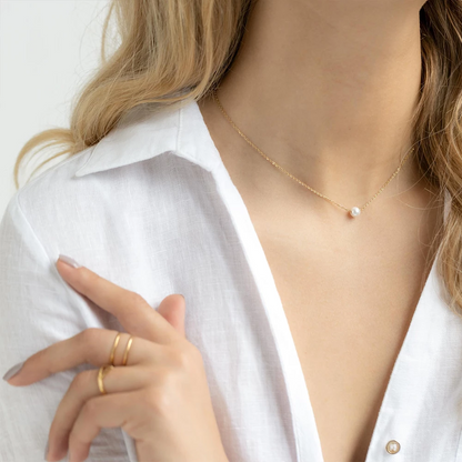 PURE PEARL COLLAR CHAIN