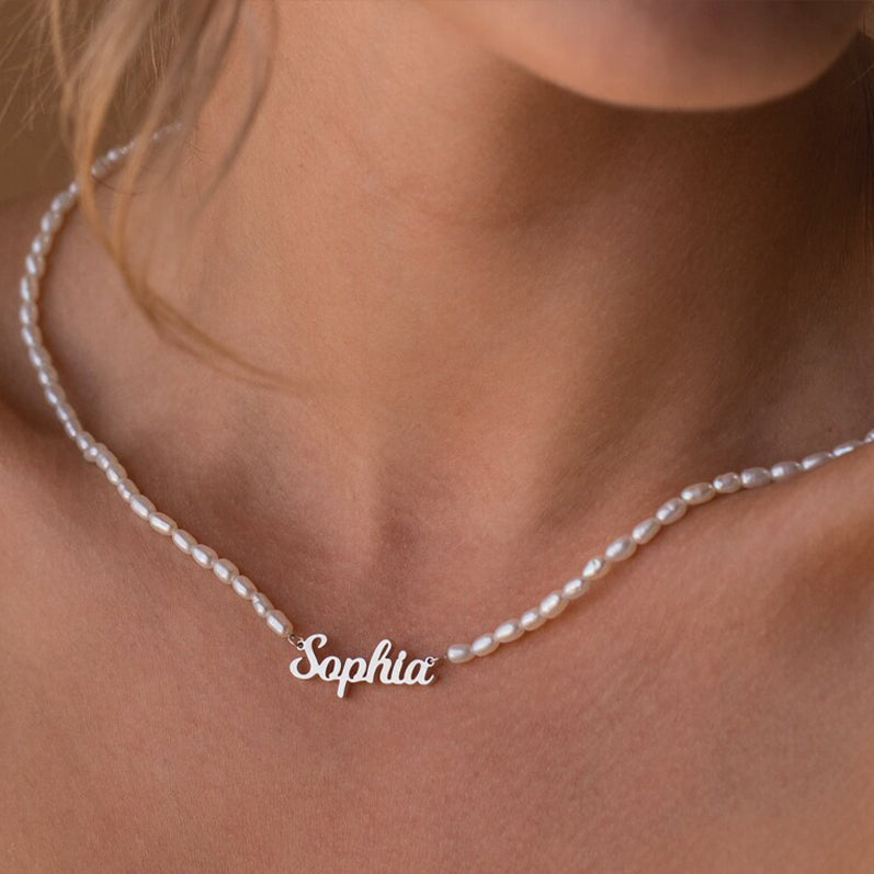 Perlen Namenskette (Personalisiert)