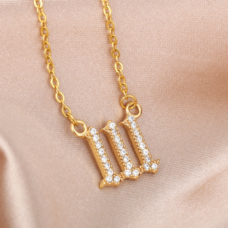 Angel Number Zirkonia Kette