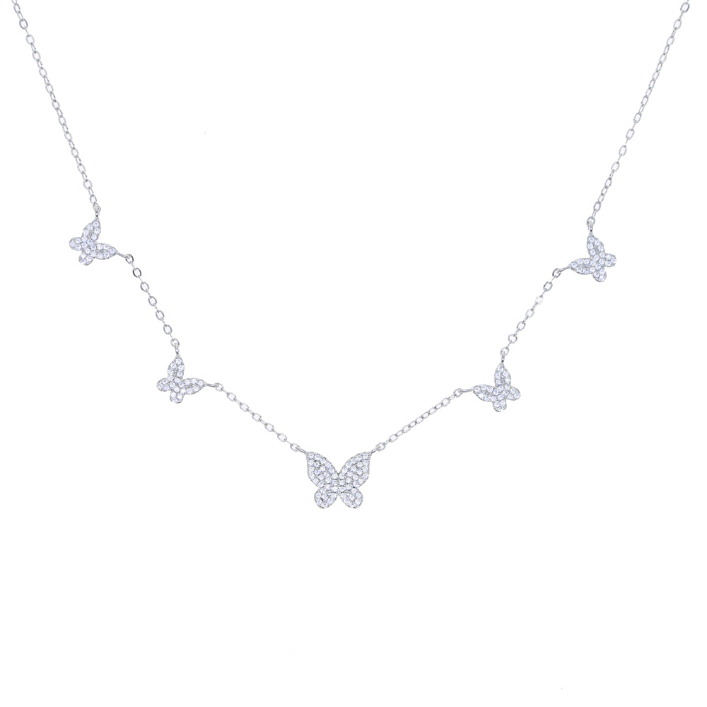 BUTTERFLY NECKLACE 925 SILVER