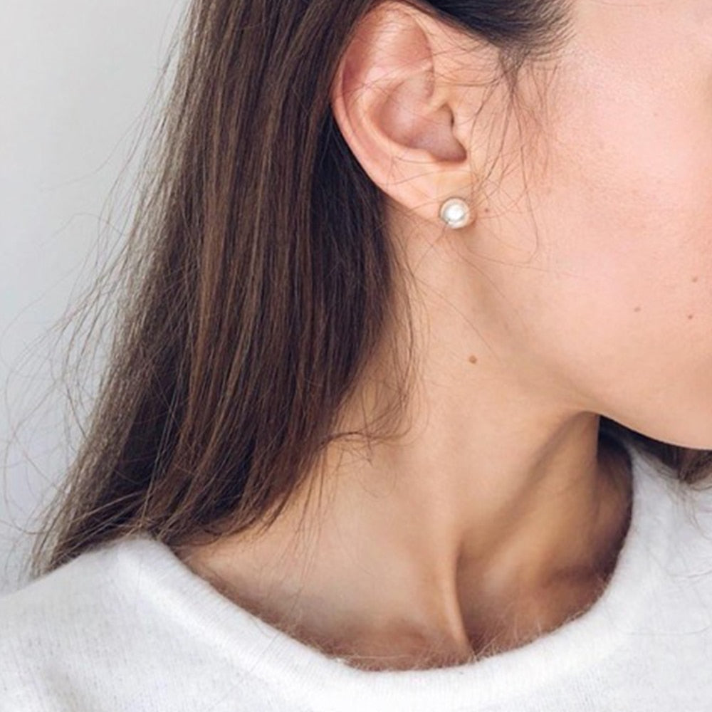 PURE PEARL ORB EARRINGS