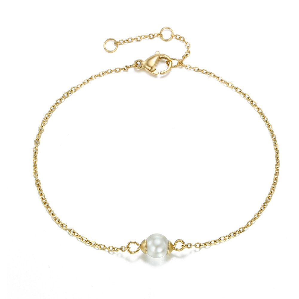 Pure Pearl Orb Armband
