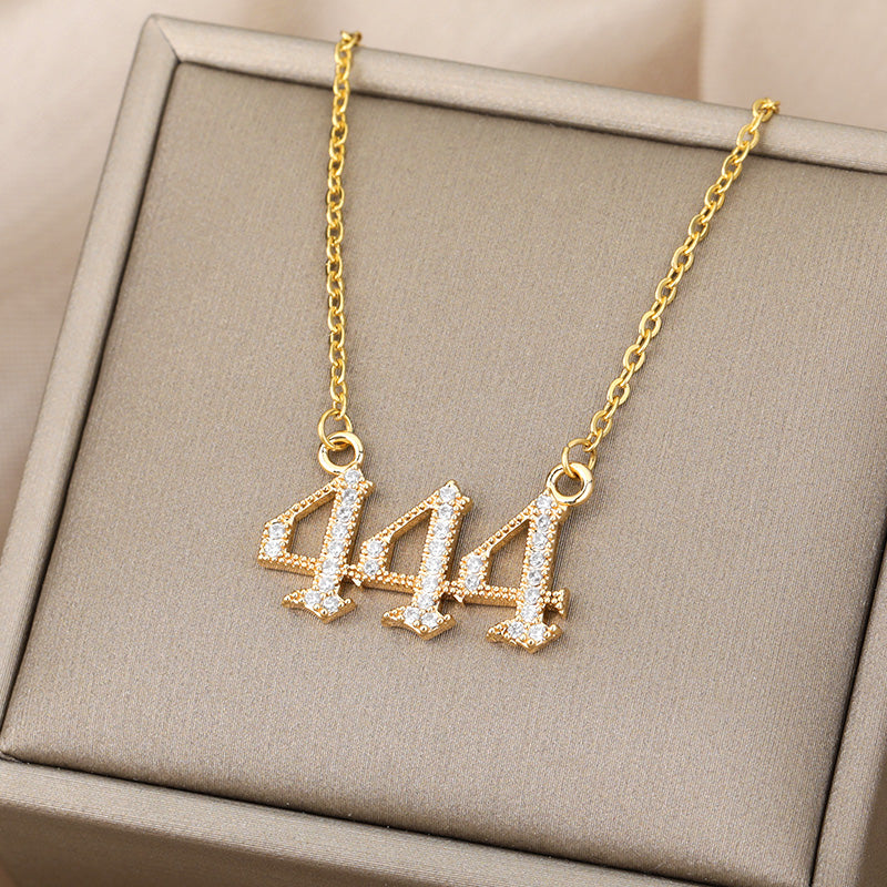 Angel Number Zirkonia Kette