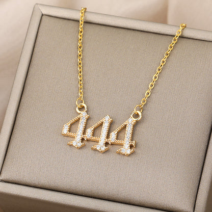 Angel Number Zirkonia Kette