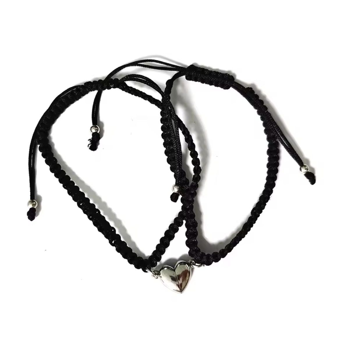 Partnerarmbänder Stoff mit Magneten