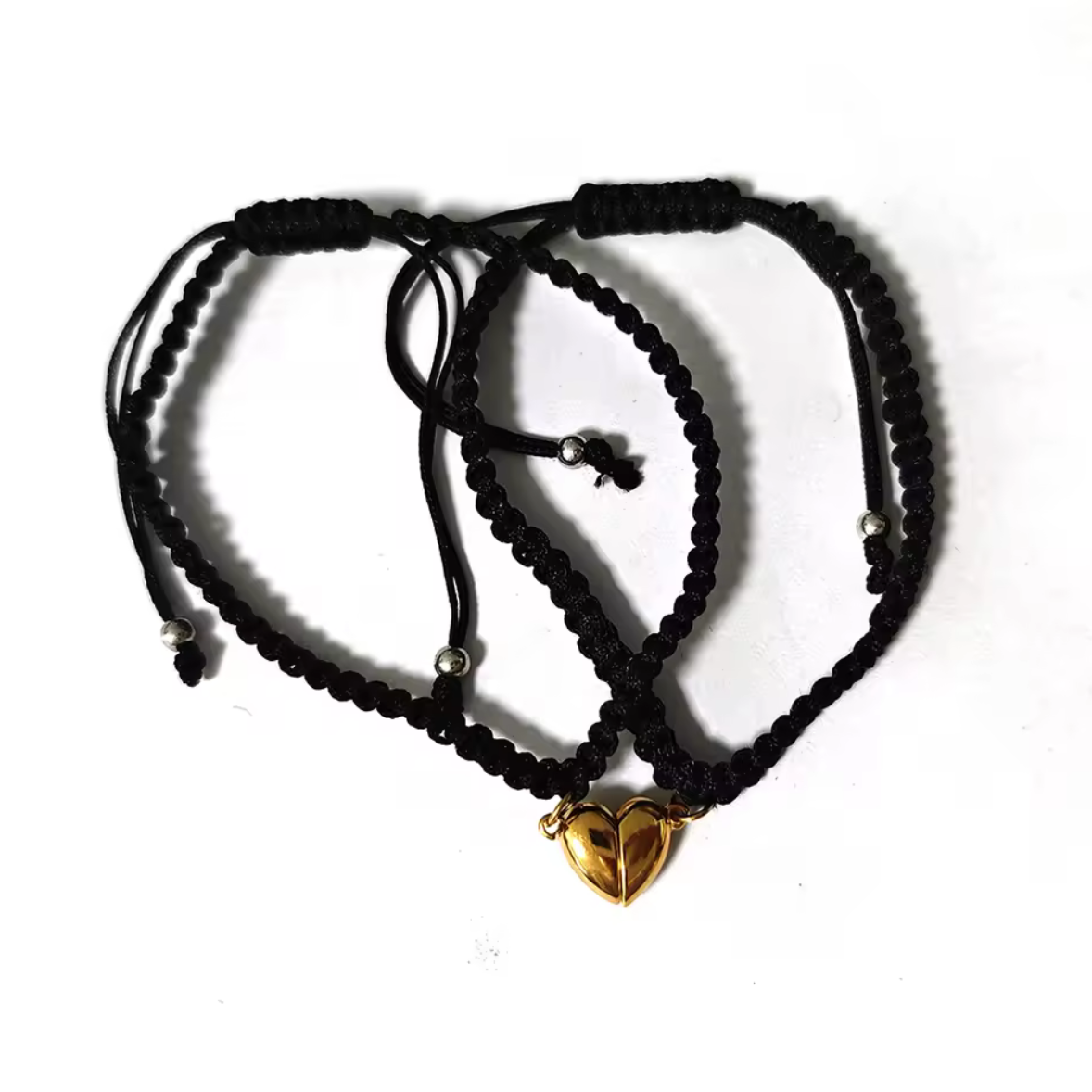 Partnerarmbänder Stoff mit Magneten