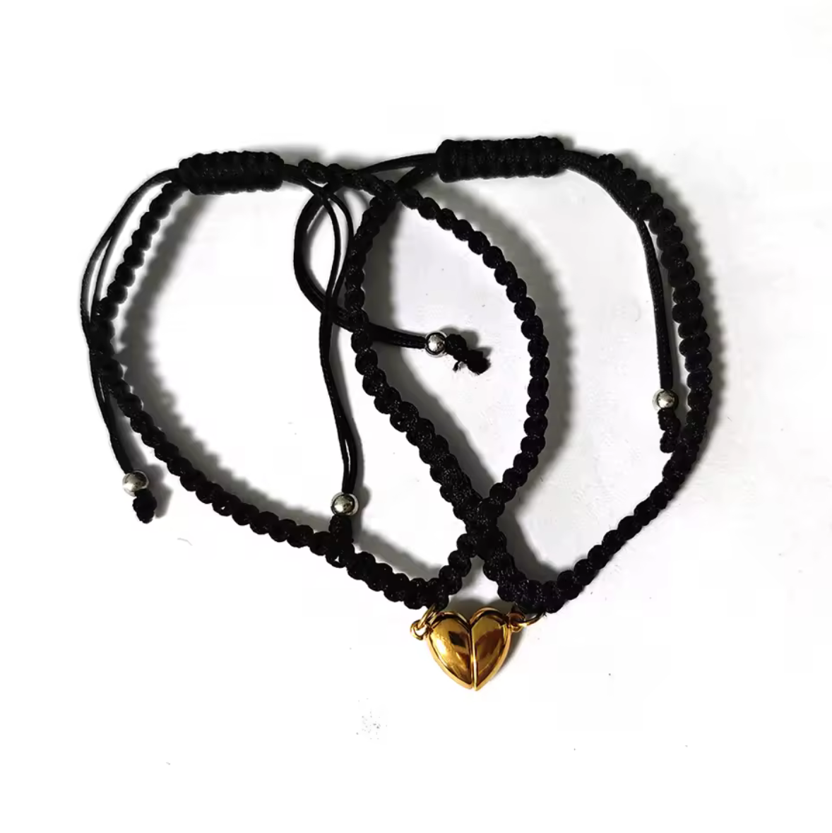 Partnerarmbänder Stoff mit Magneten
