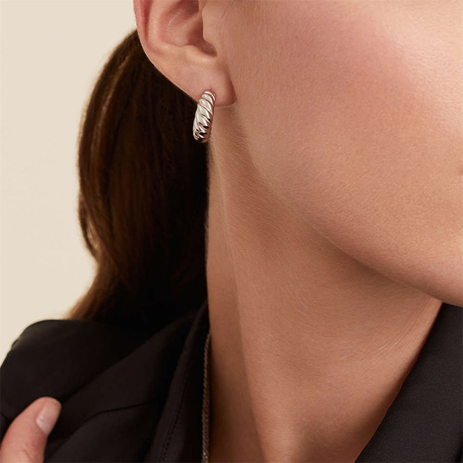 Croissant earrings