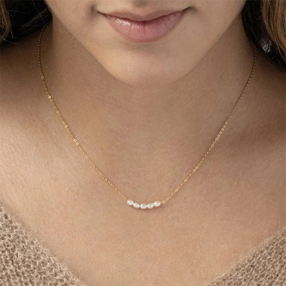 Pure Pearl Five Pearls Kette