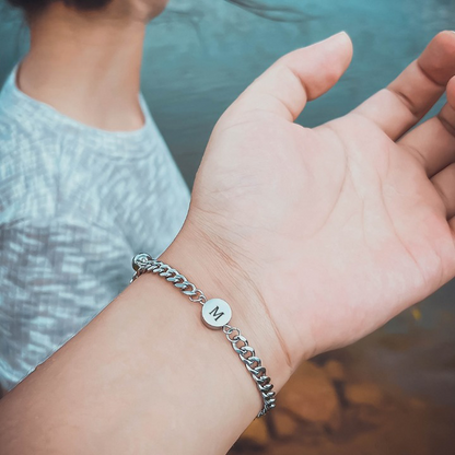 INITIAL PARTNER MAGNETIC BRACELETS