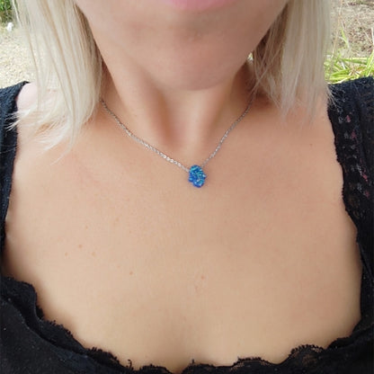 Fatimas Hand Blau Kette