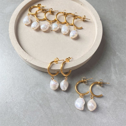 PURE PEARL RAIN EARRINGS