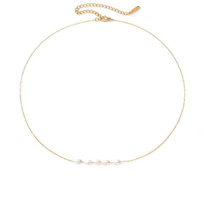 Pure Pearl Five Pearls Kette