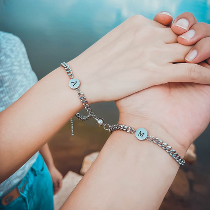 INITIAL PARTNER MAGNETIC BRACELETS