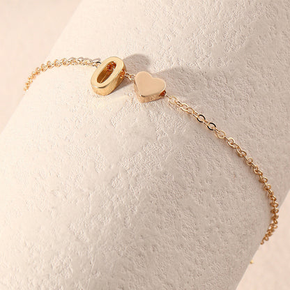 Herz Buchstaben Armband