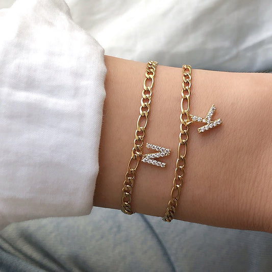 INITIAL FIGARO NECKLACE
