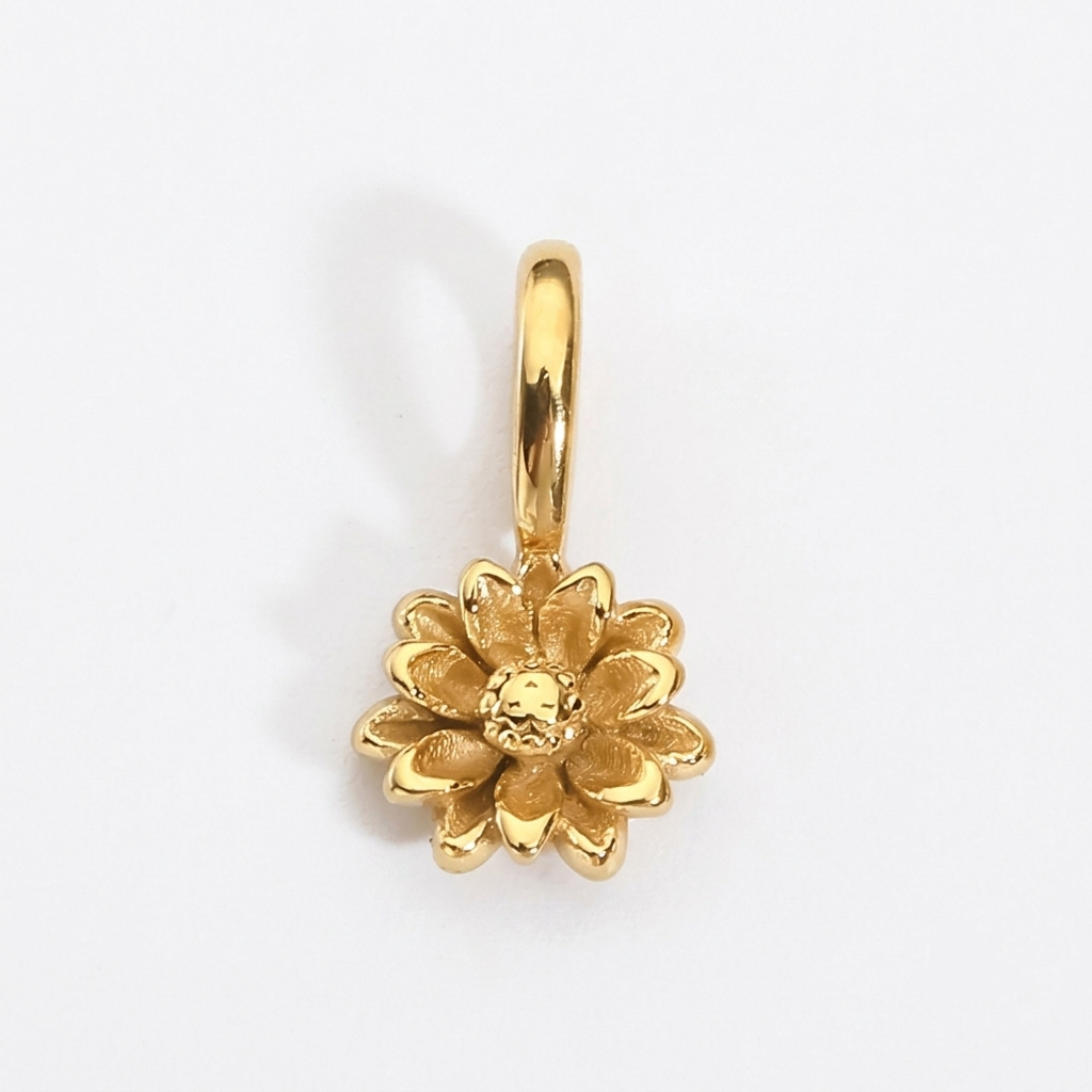 Geburtsblüten-Charm + Kette Set
