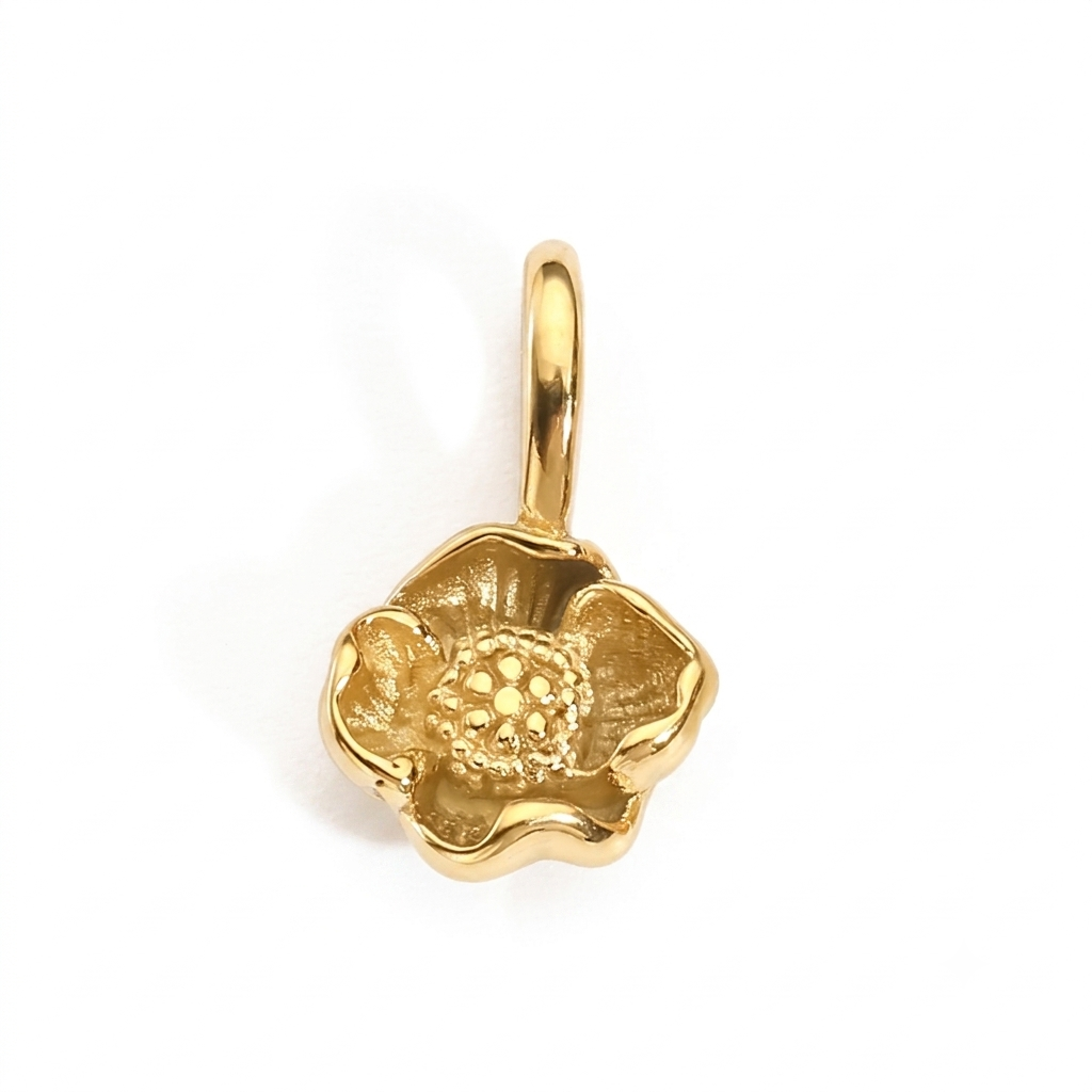 Geburtsblüten-Charm + Kette Set