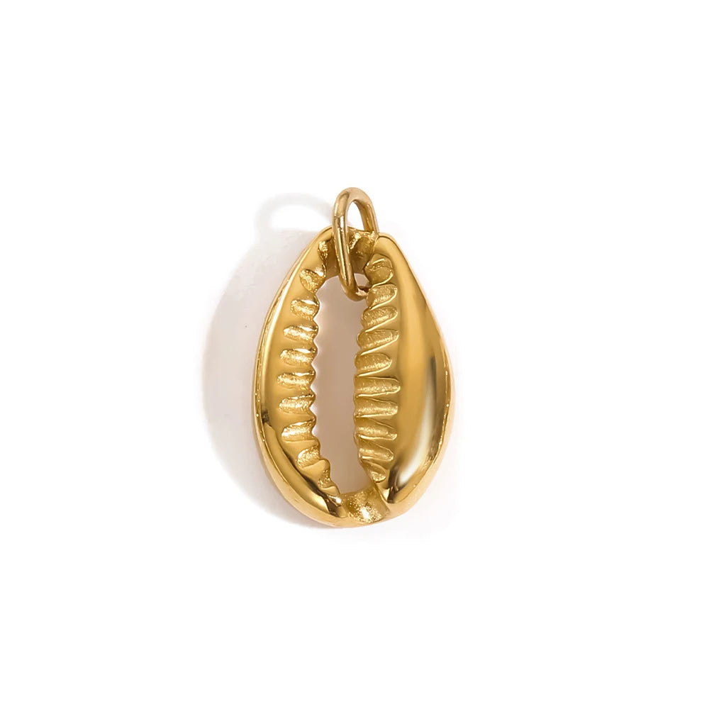 Cowrie shell charm