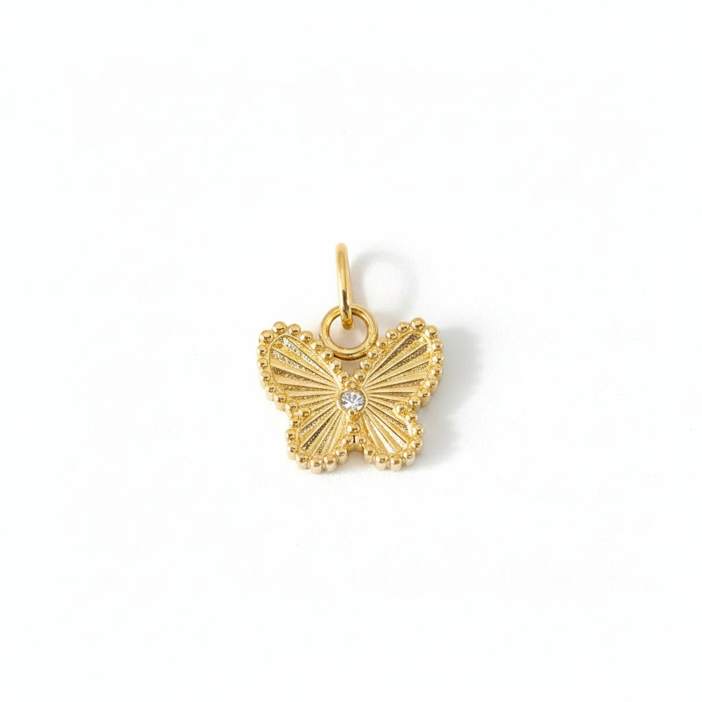 Goldschmetterling-Charm