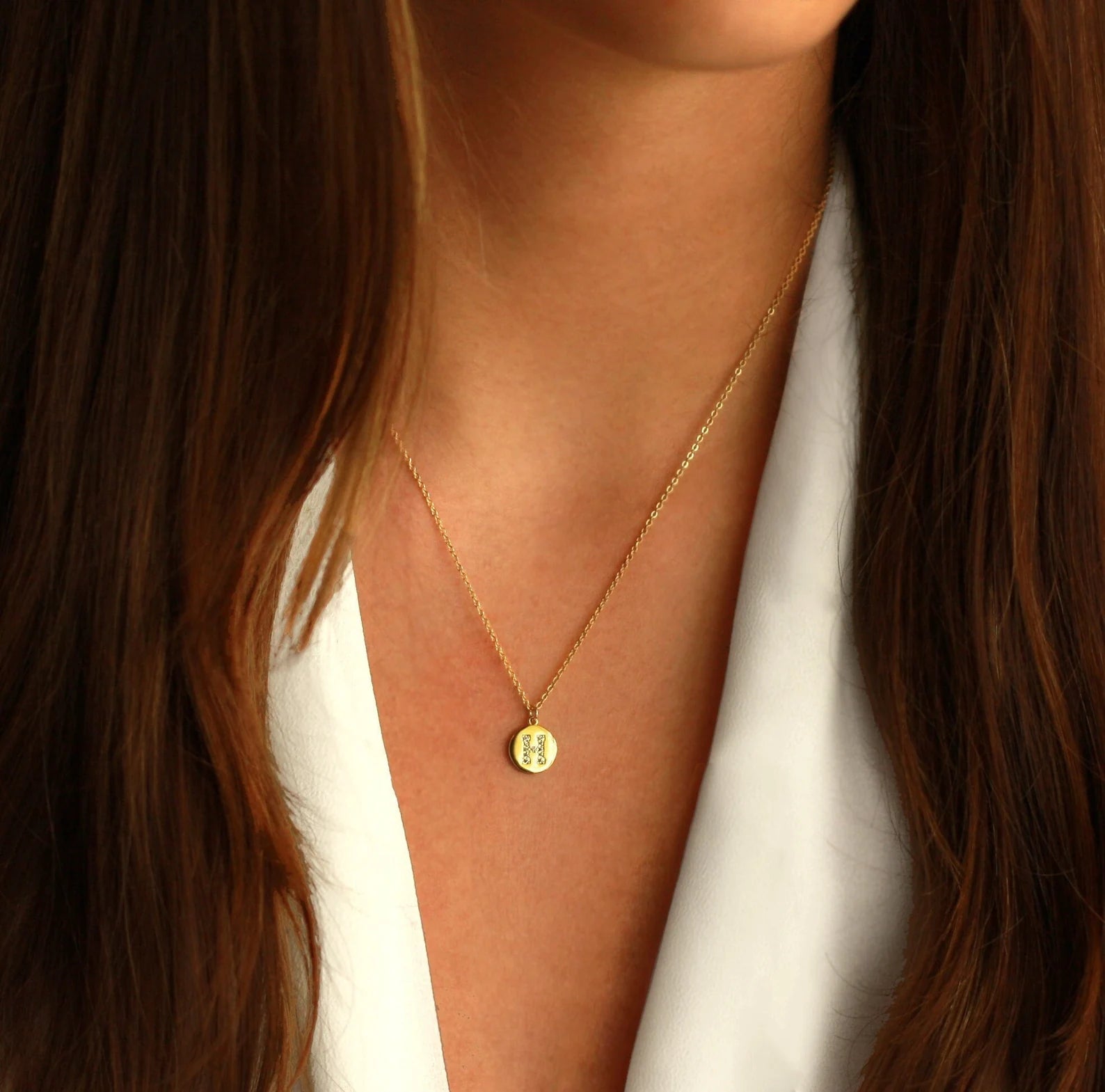 Buchstaben Plättchen Kette