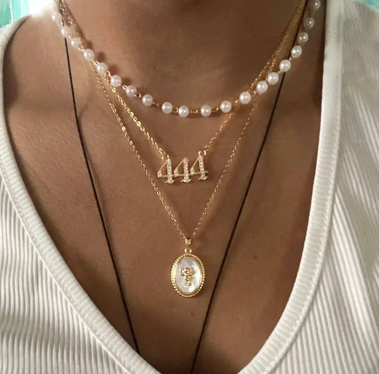 Angel Number Zirkonia Kette