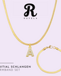 Initial Schlangen mit Armband Set