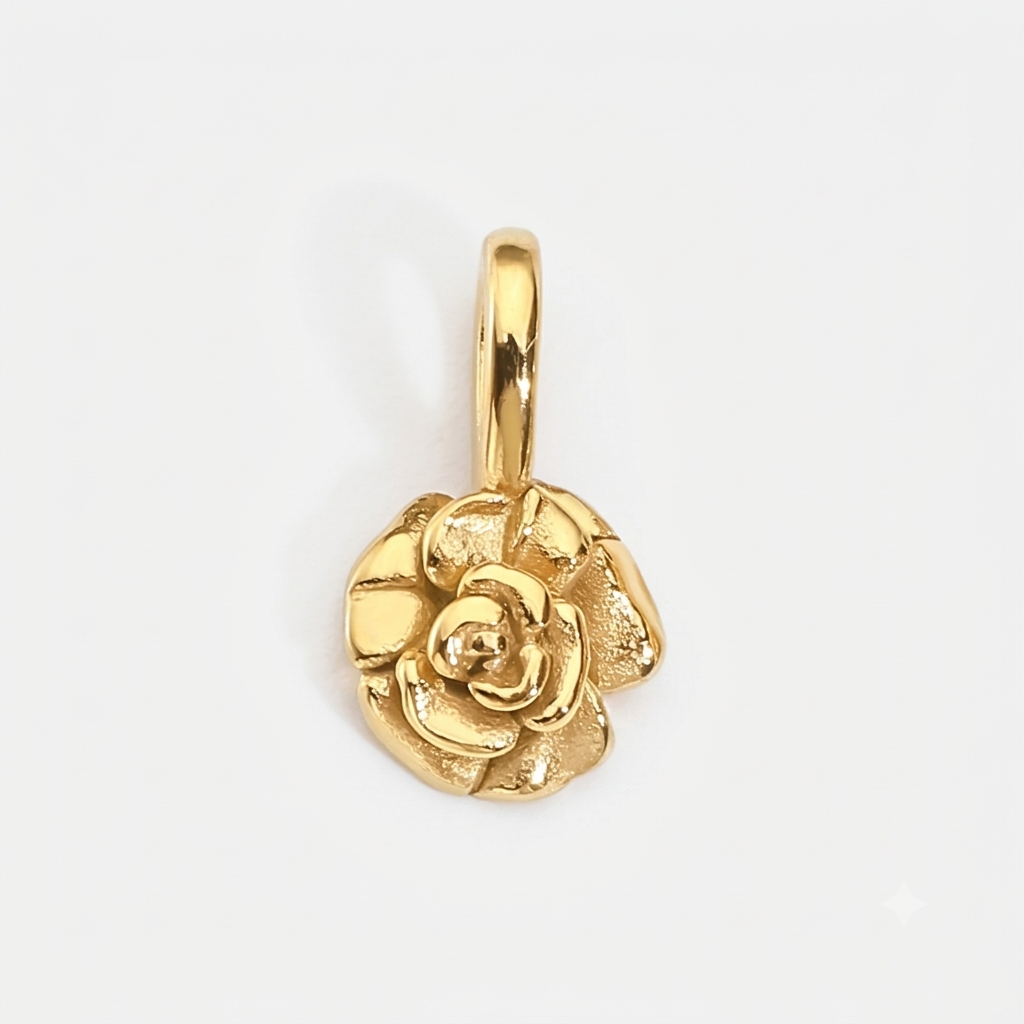 Geburtsblüten-Charm + Kette Set
