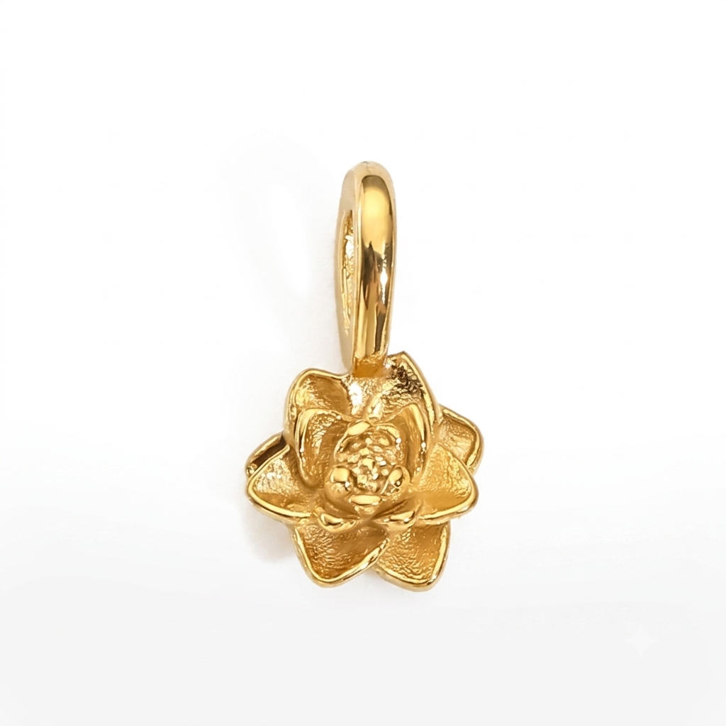 Geburtsblüten-Charm + Kette Set