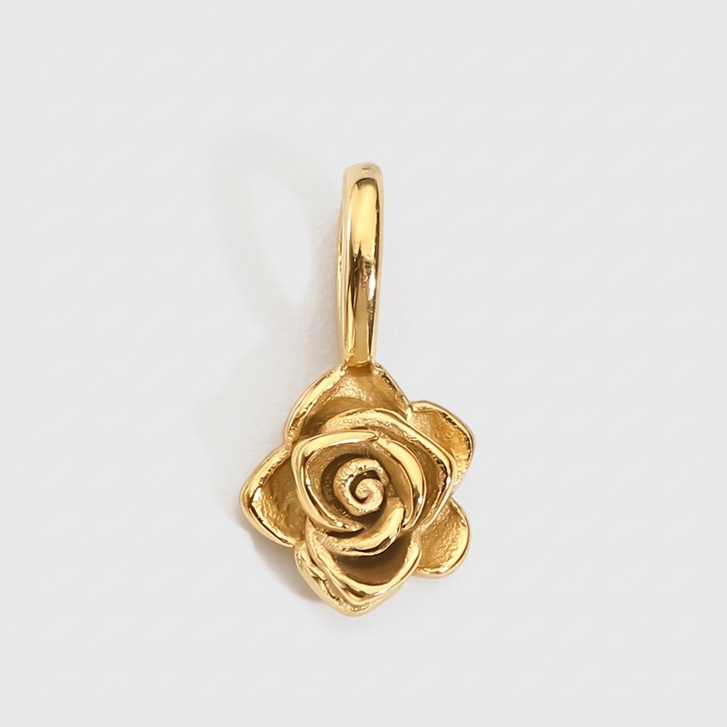 Geburtsblüten-Charm + Kette Set
