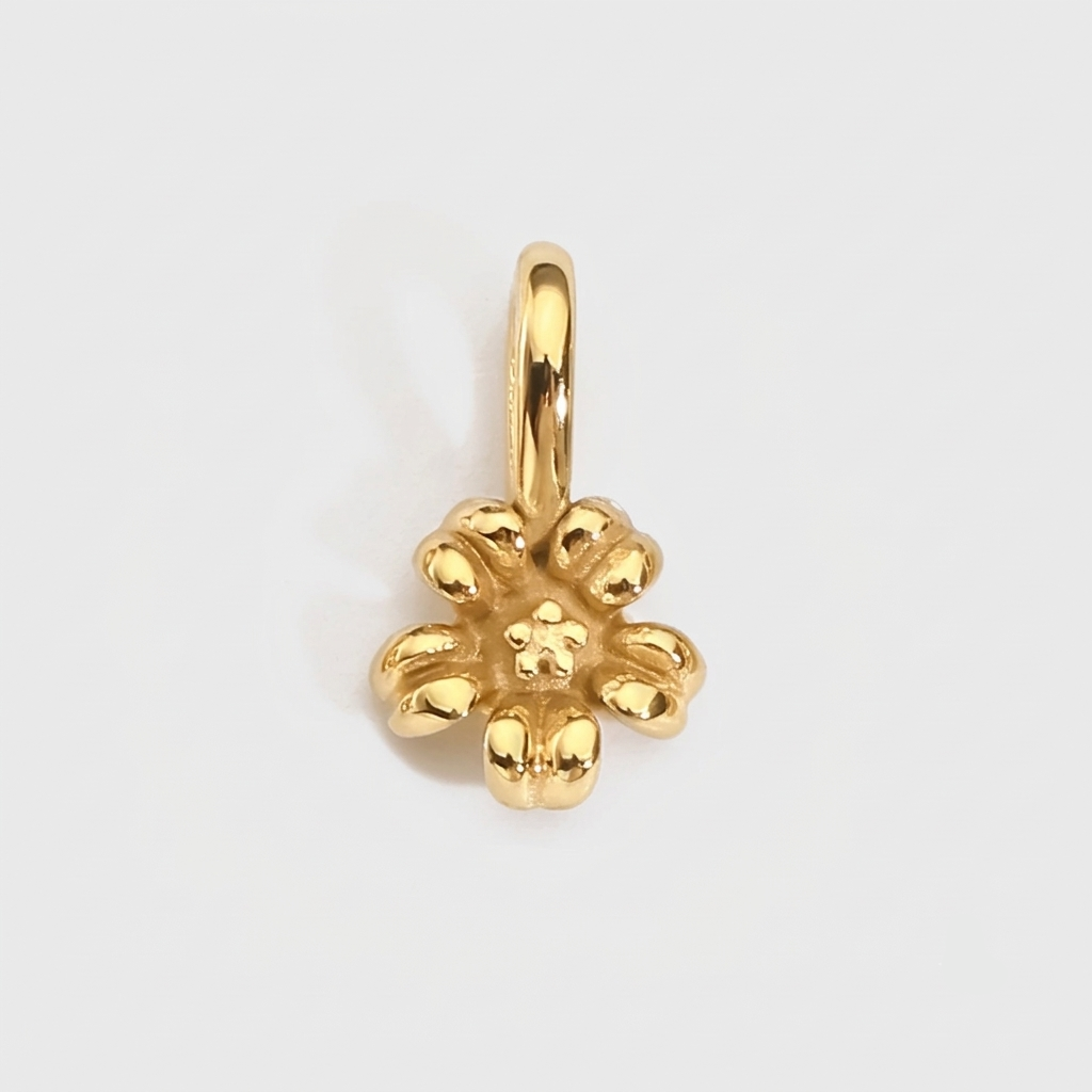 Geburtsblüten-Charm + Kette Set