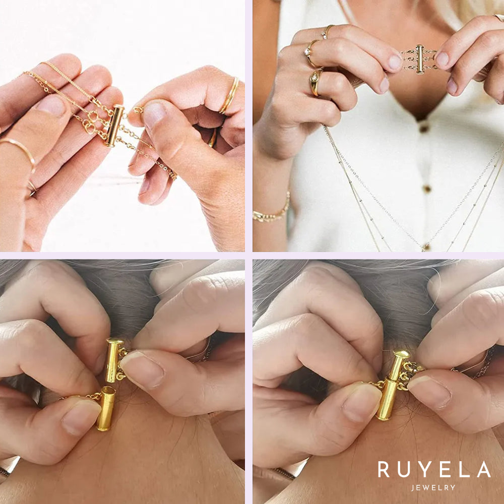 Mehrfachverschluss für Halsketten