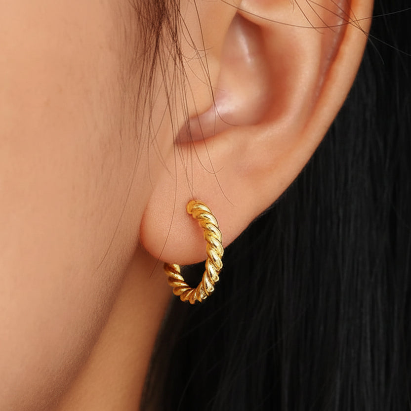 Croissant earrings