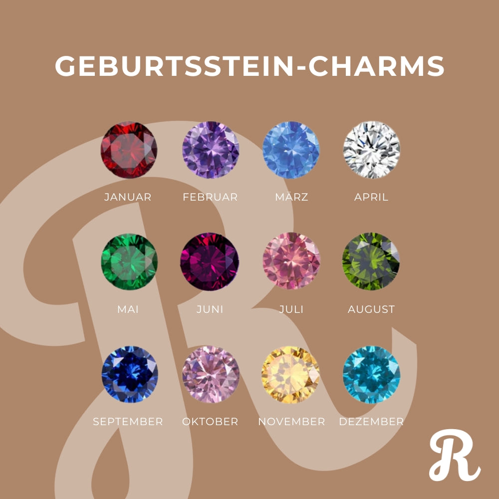 Geburtsstein-Charm